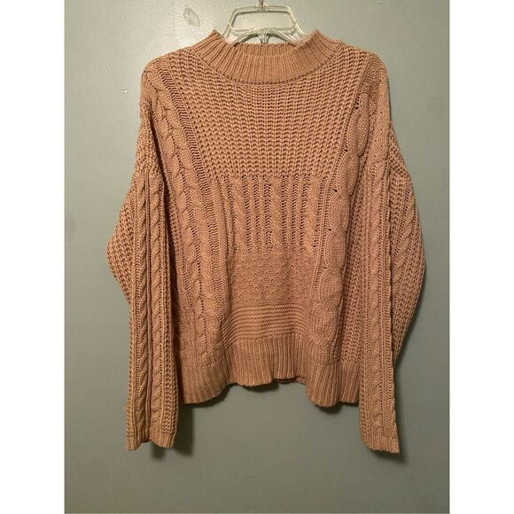 Time And Tru Mock Neck Knit Sweater Size XL - Picture 2 of 8